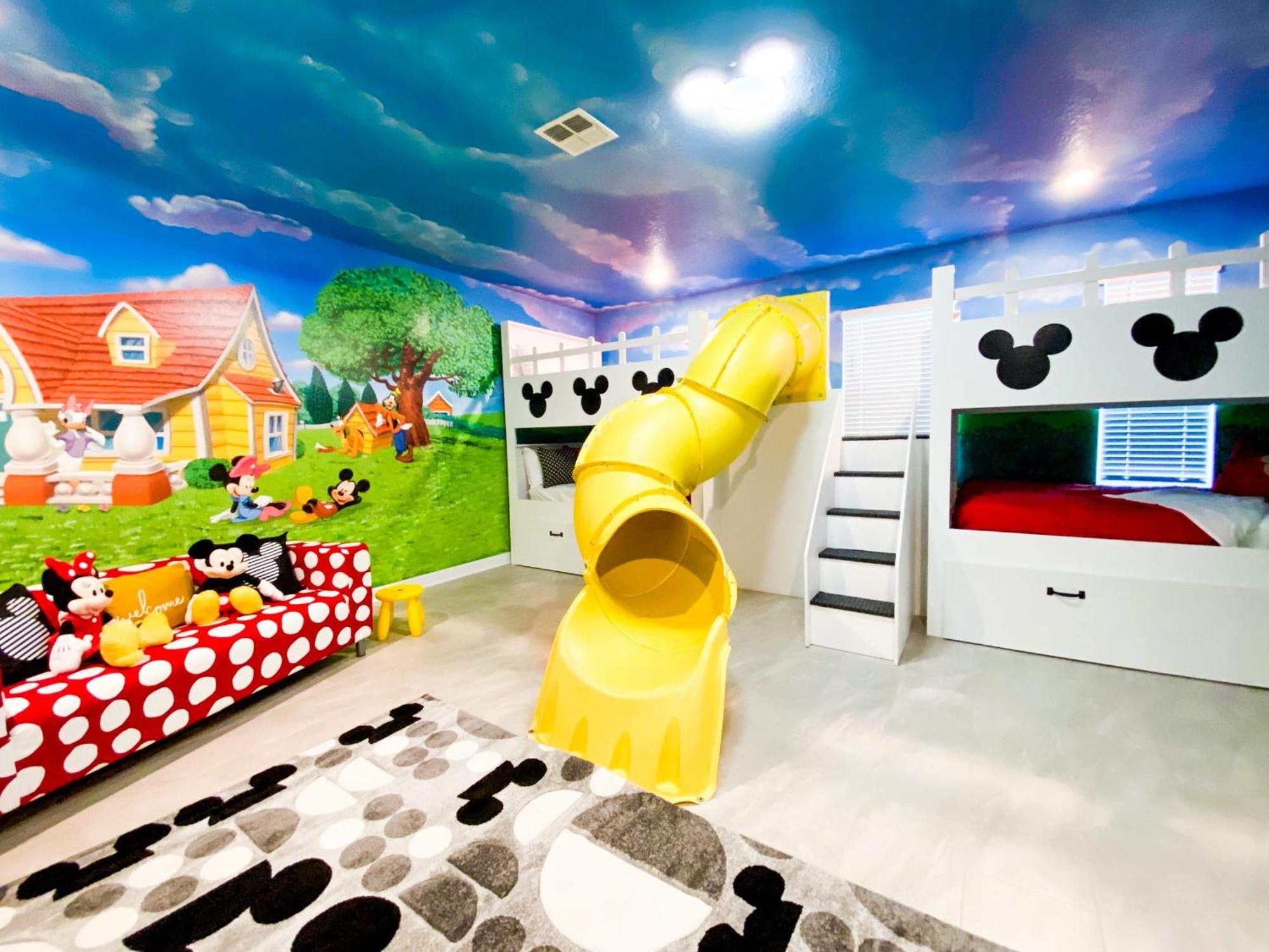 Magical Family Vacation Home Near Disney World At Storey Lake, Star Wars Gameroom, Pool, Theater, Mickey Slide, Sleeps Up To 28 키시미 외부 사진
