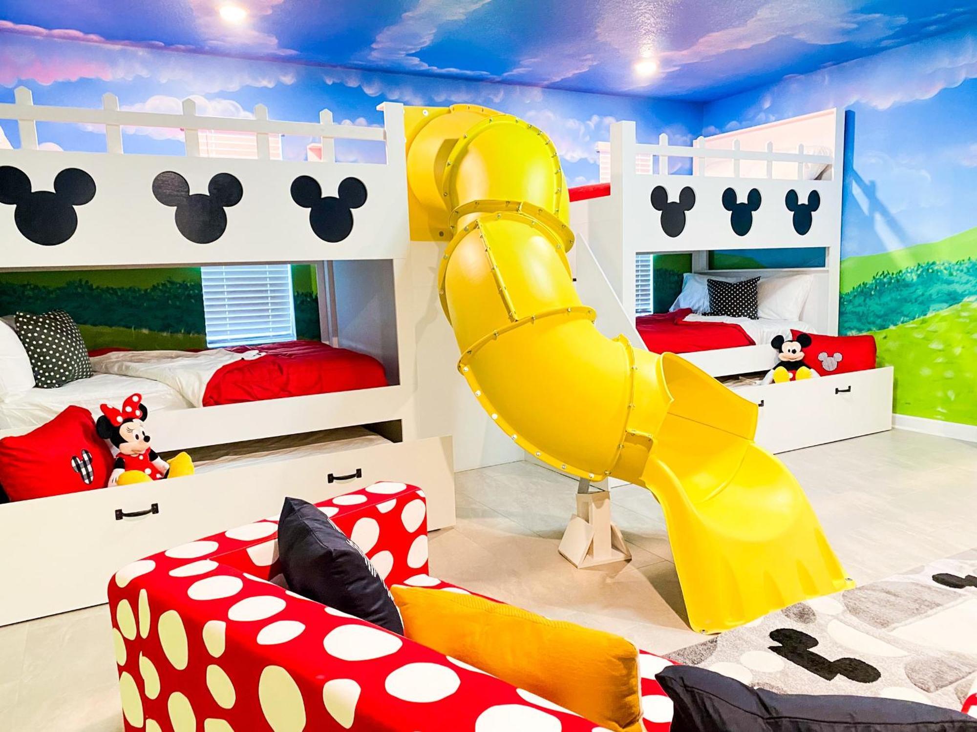 Magical Family Vacation Home Near Disney World At Storey Lake, Star Wars Gameroom, Pool, Theater, Mickey Slide, Sleeps Up To 28 키시미 외부 사진