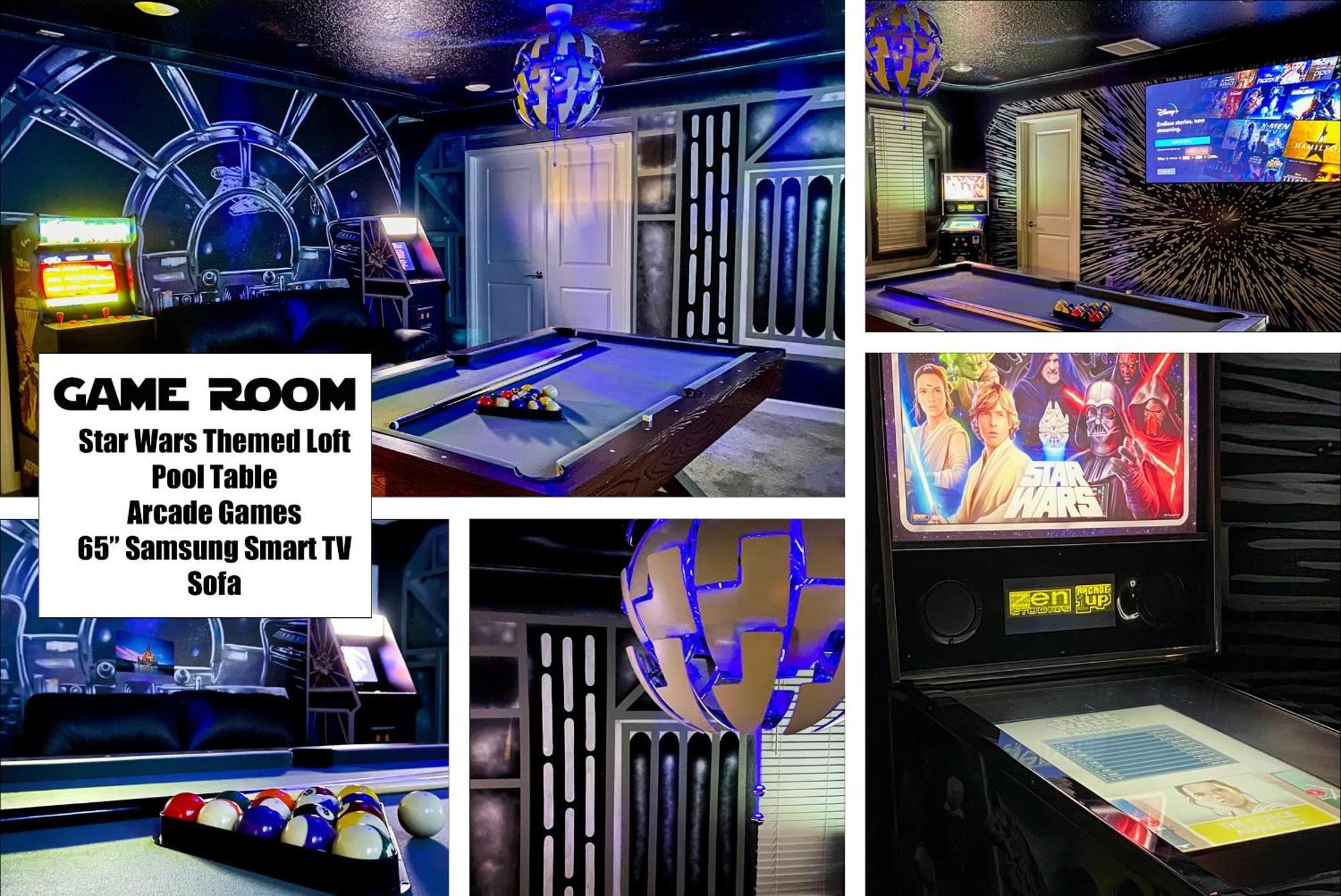 Magical Family Vacation Home Near Disney World At Storey Lake, Star Wars Gameroom, Pool, Theater, Mickey Slide, Sleeps Up To 28 키시미 외부 사진